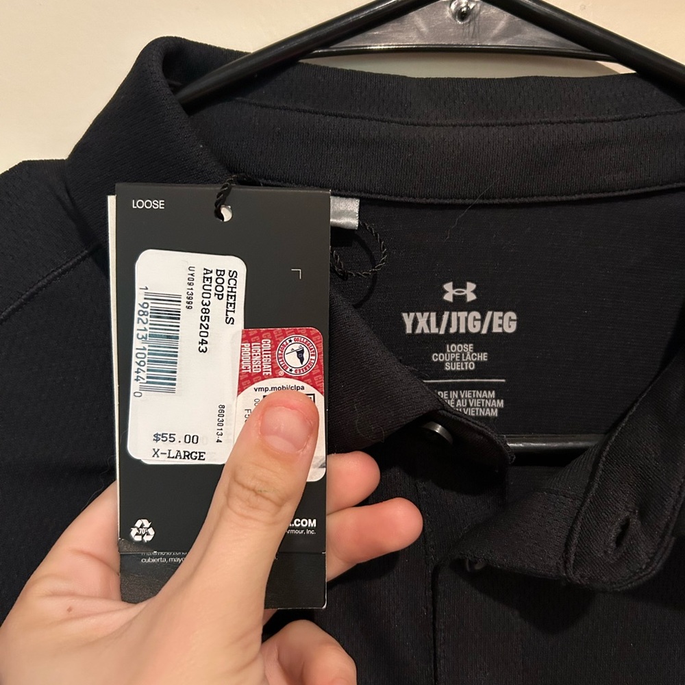 Under Armour Jet Black Polo